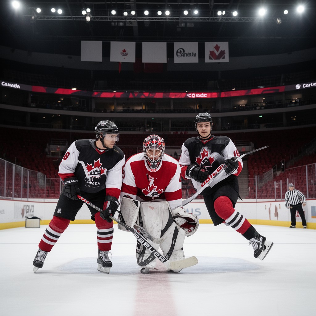 AI-generated illustration of Hockey Canada