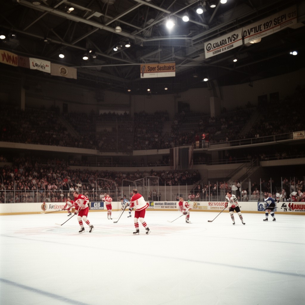 AI-generated illustration of 1972 Summit Series