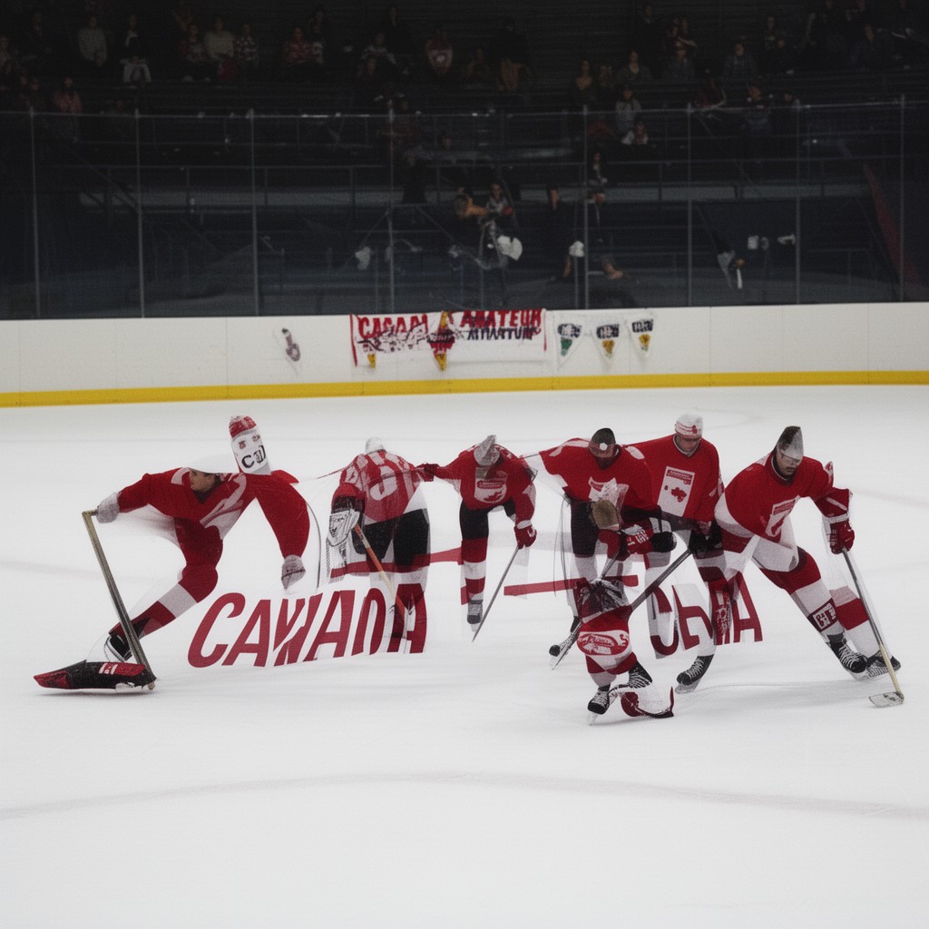 AI-generated illustration of Canadian Amateur Hockey Association