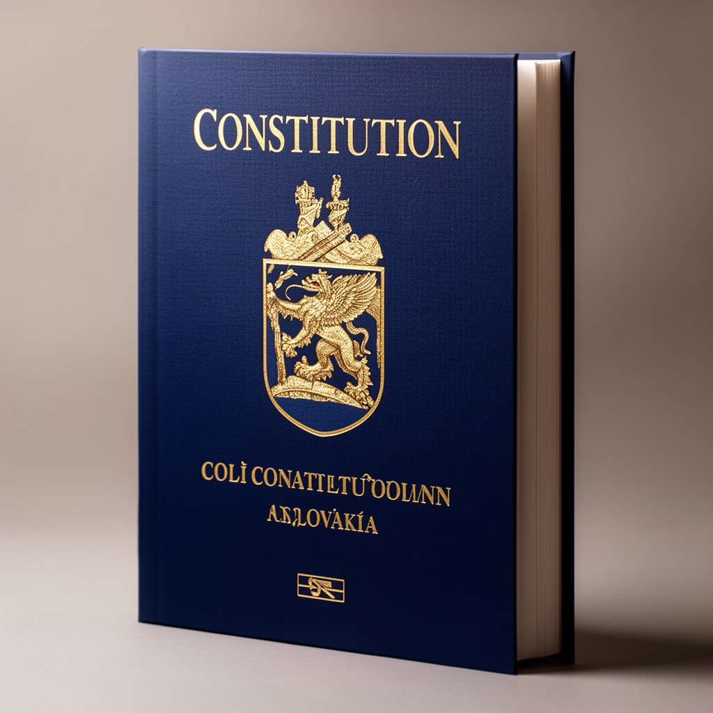 AI-generated illustration of Constitution of Slovakia