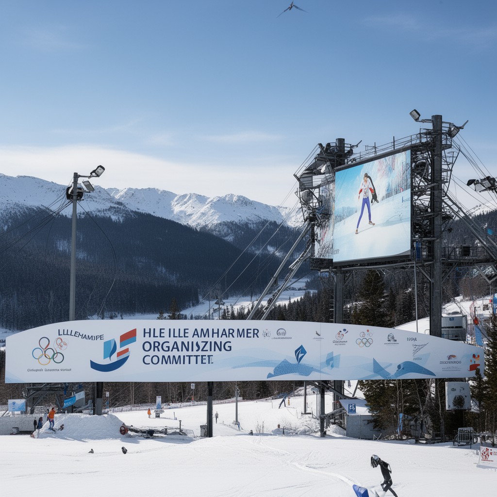 AI-generated illustration of Lillehammer Olympic Organizing Committee