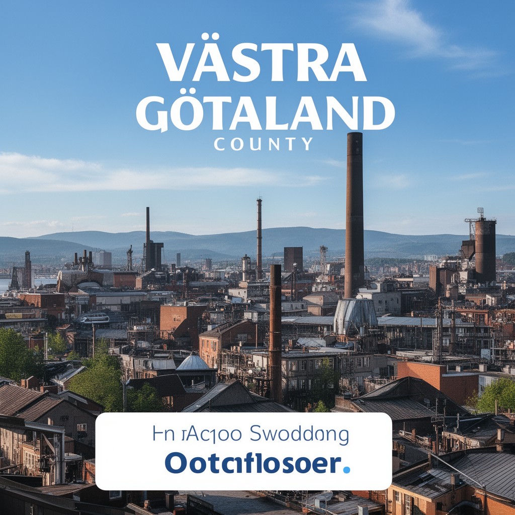 AI-generated illustration of Västra Götaland County