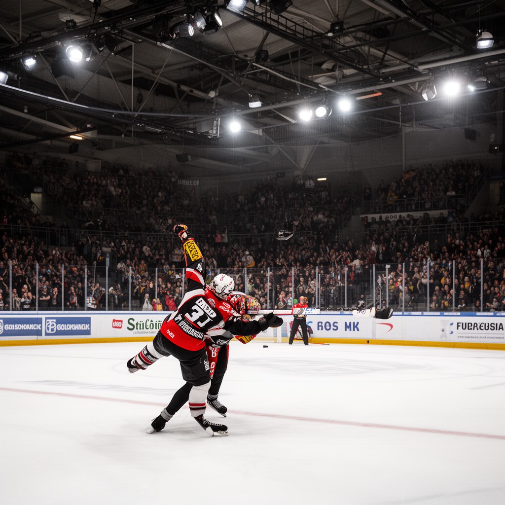 AI-generated illustration of Frölunda HC