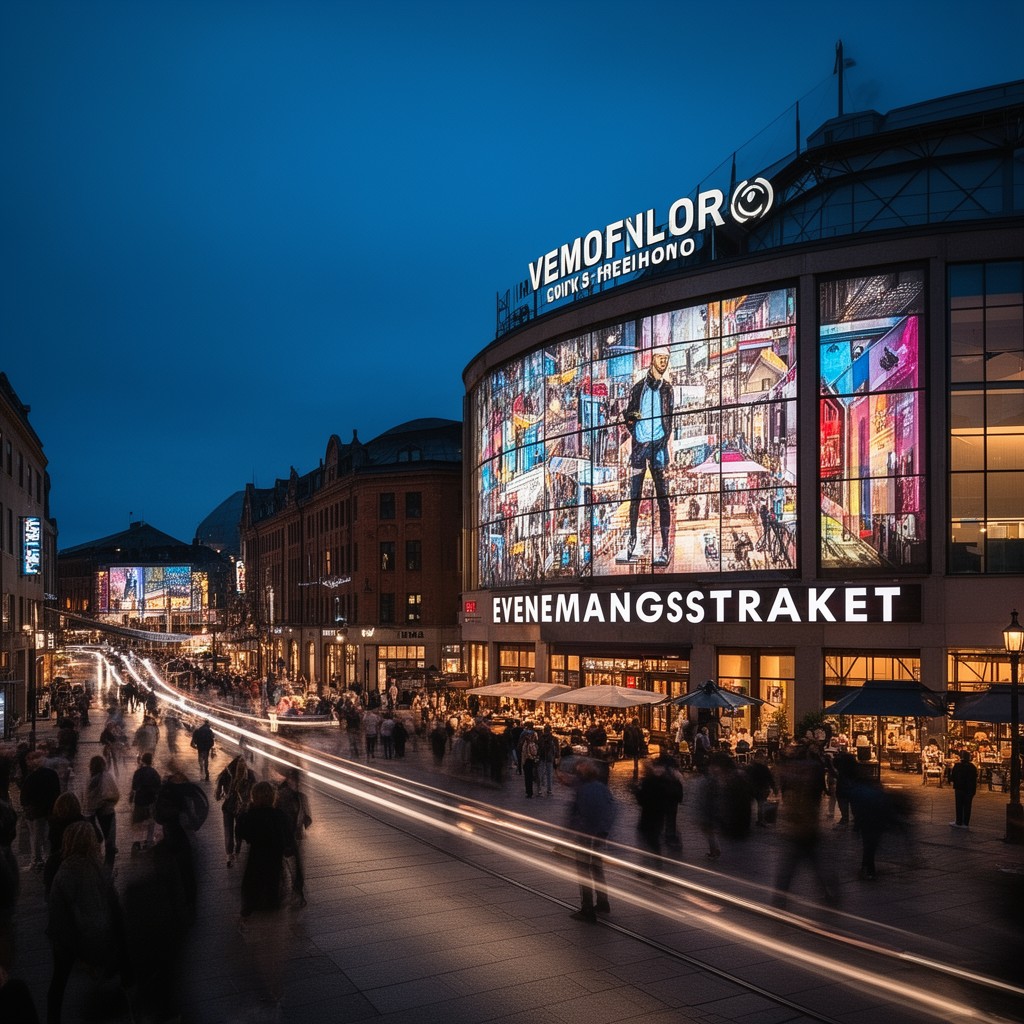 AI-generated illustration of Evenemangsstråket