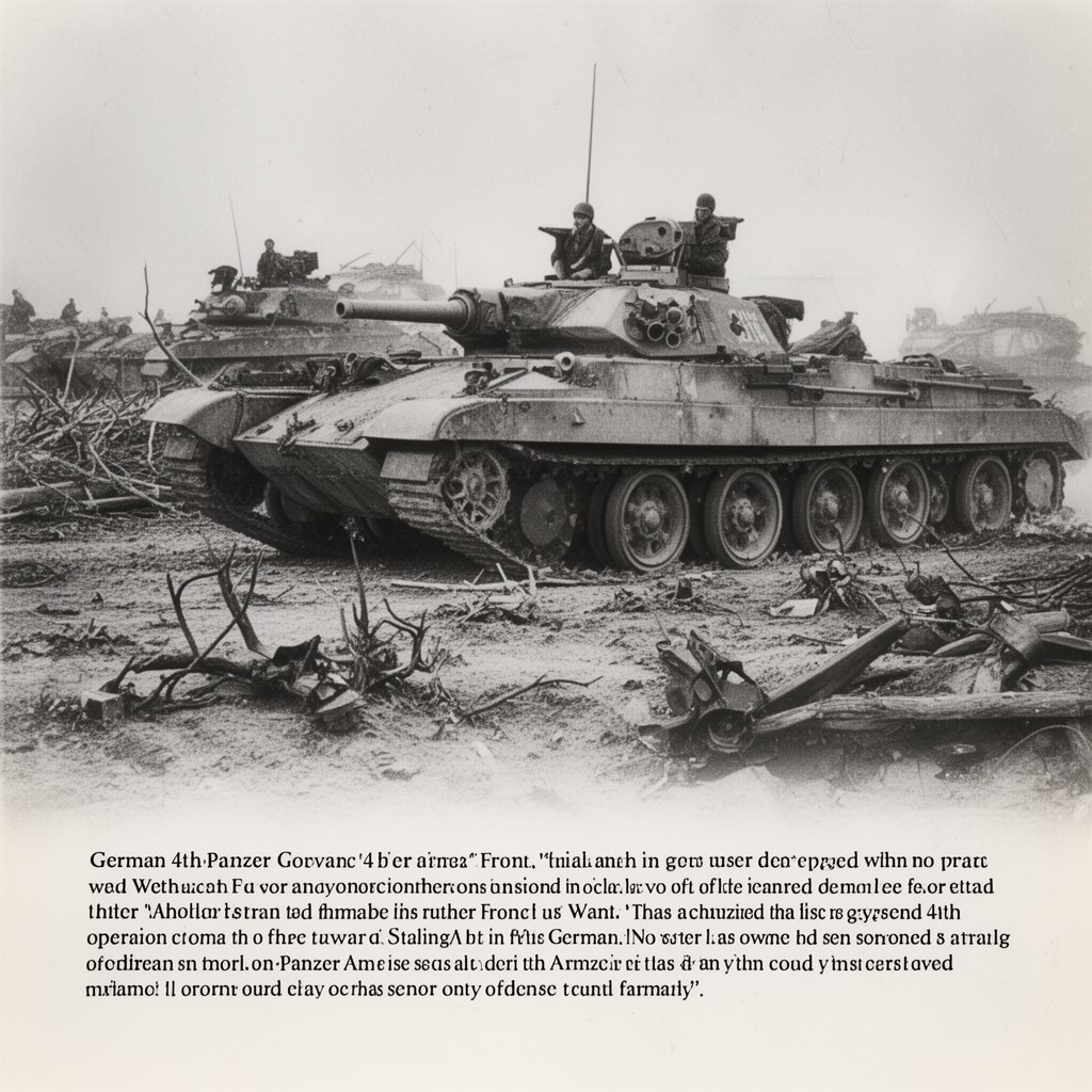 AI-generated illustration of German 4th Panzer Army
