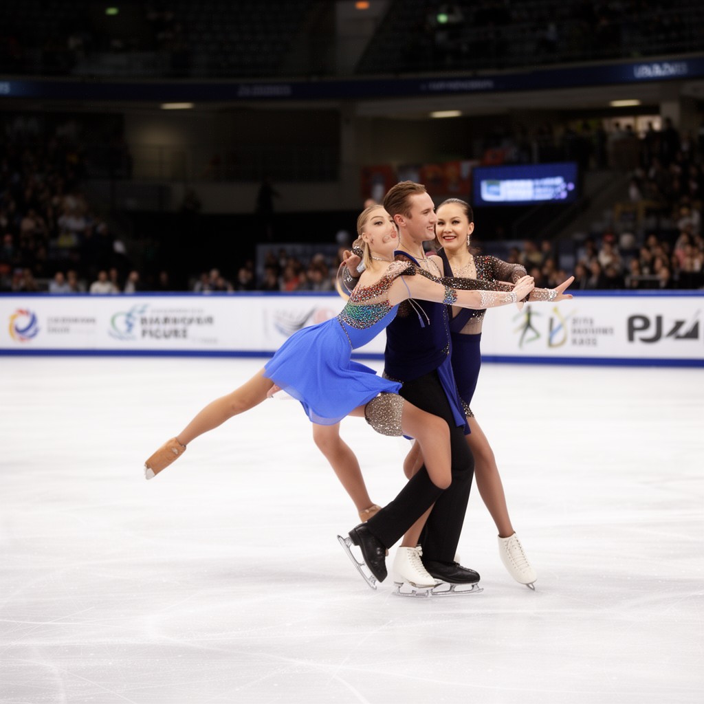 AI-generated illustration of European Figure Skating Championships