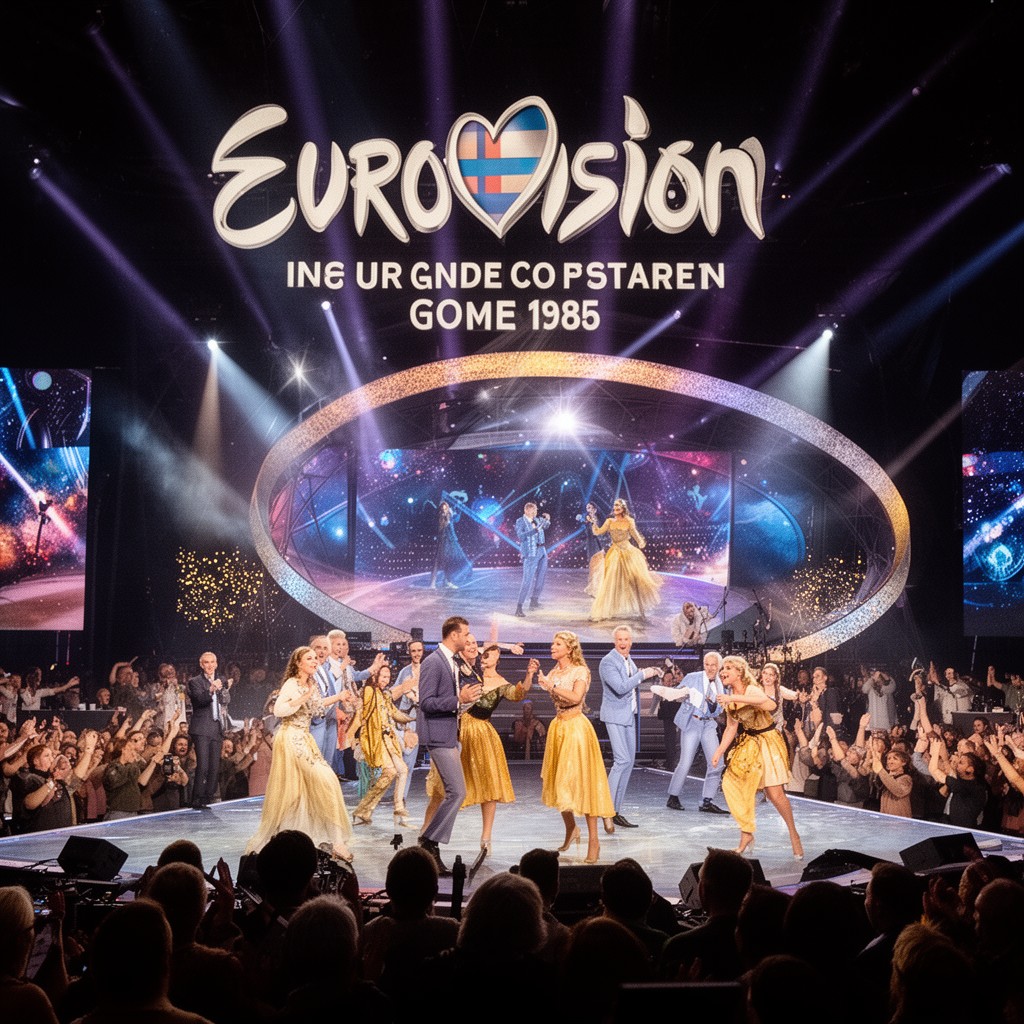 AI-generated illustration of Eurovision Song Contest 1985