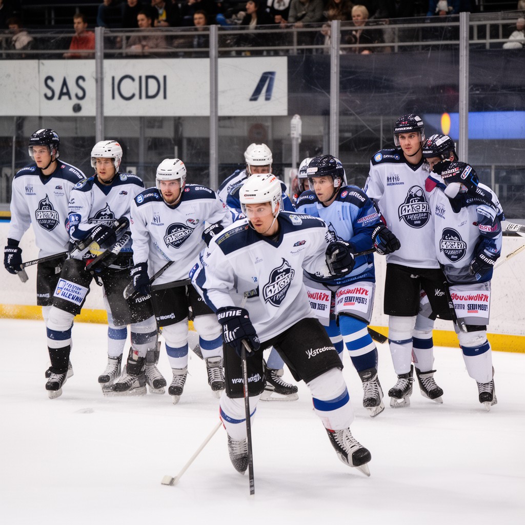 AI-generated illustration of SM-liiga