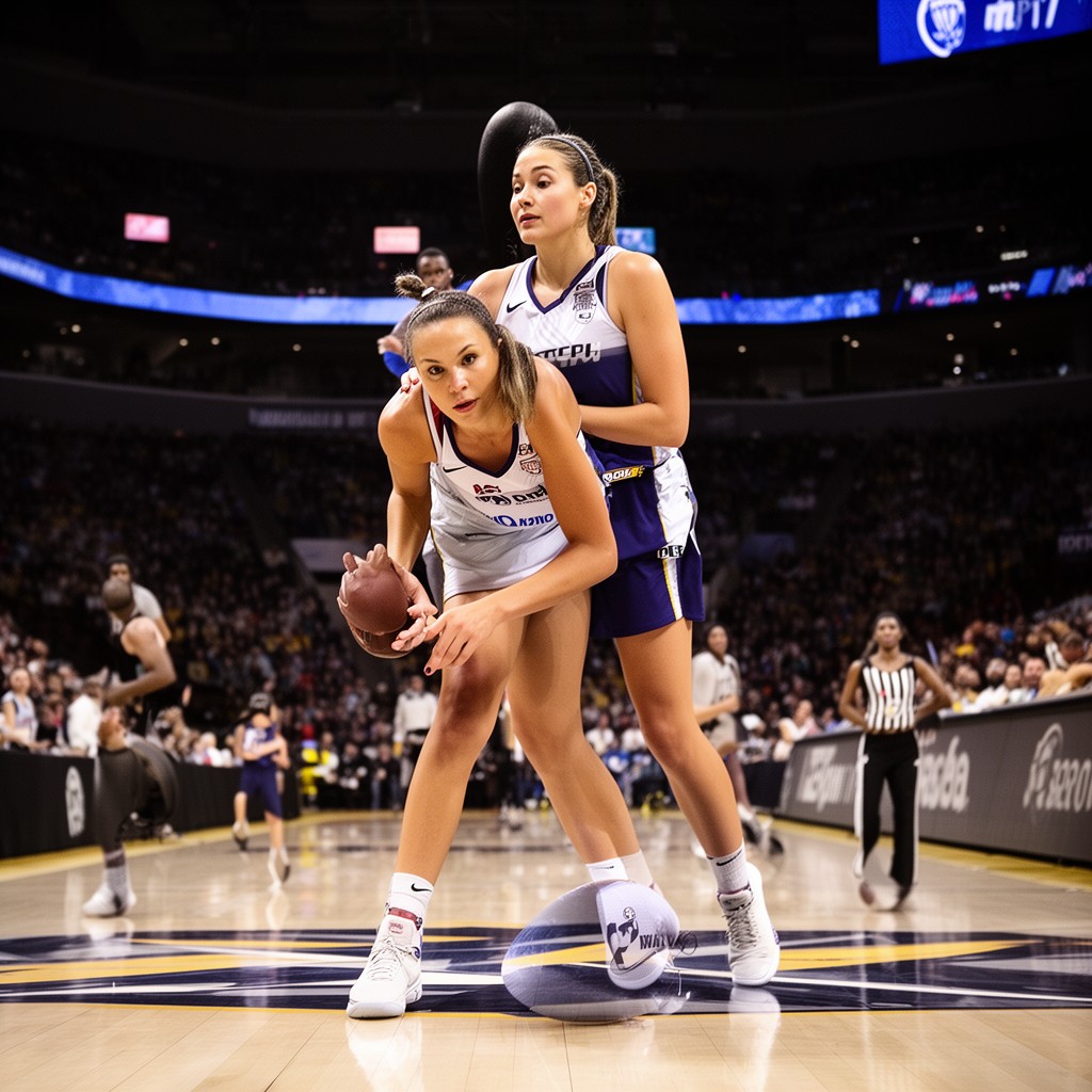 AI-generated illustration of 2019 WNBA season
