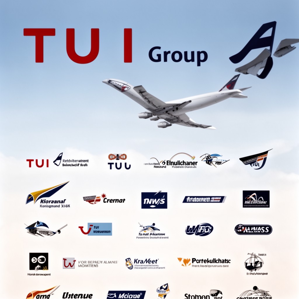 AI-generated illustration of TUI Group (historical)