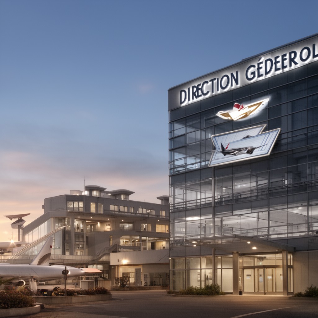 AI-generated illustration of Direction générale de l’aviation civile