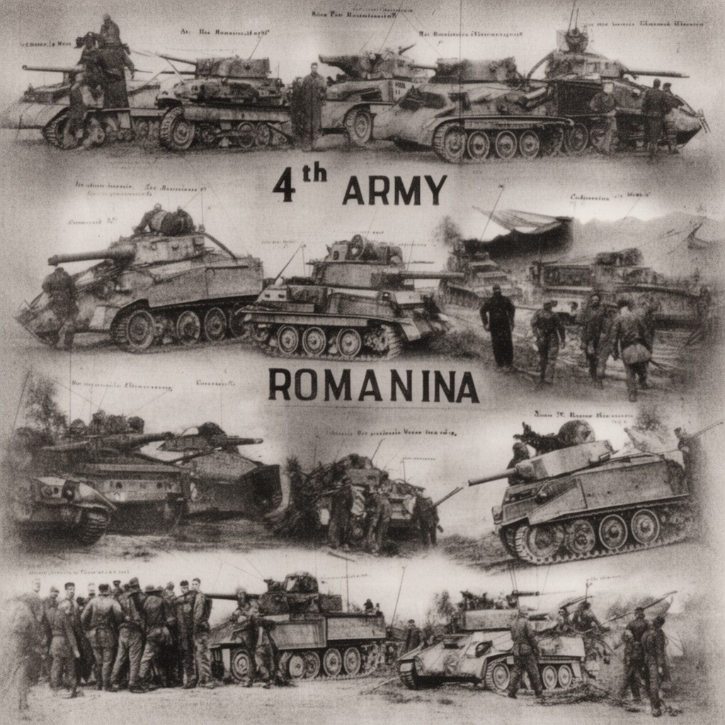 AI-generated illustration of Romanian 4th Army