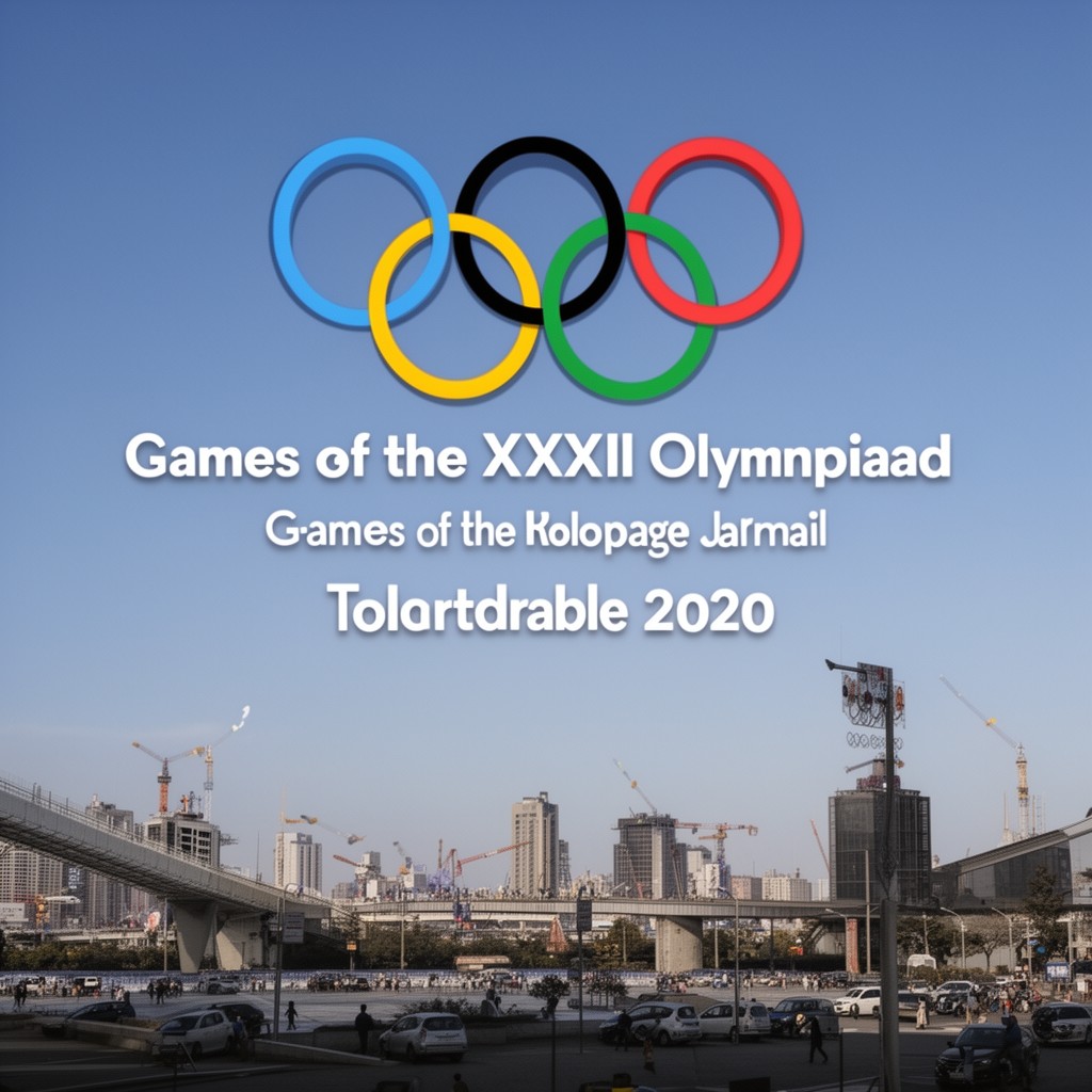 AI-generated illustration of Games of the XXXII Olympiad