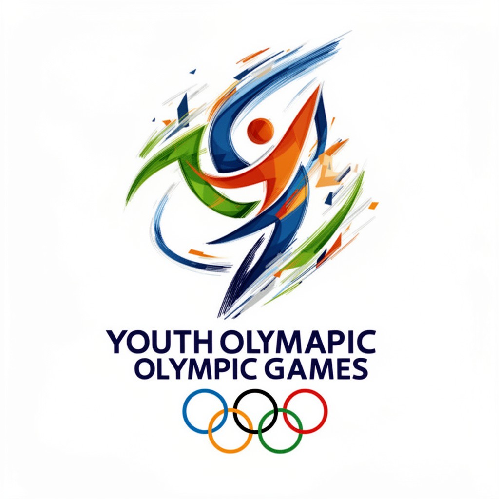 AI-generated illustration of Youth Olympic Games