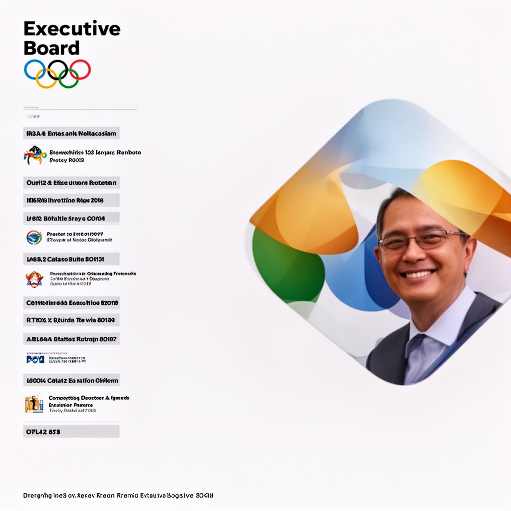 AI-generated illustration of IOC Executive Board