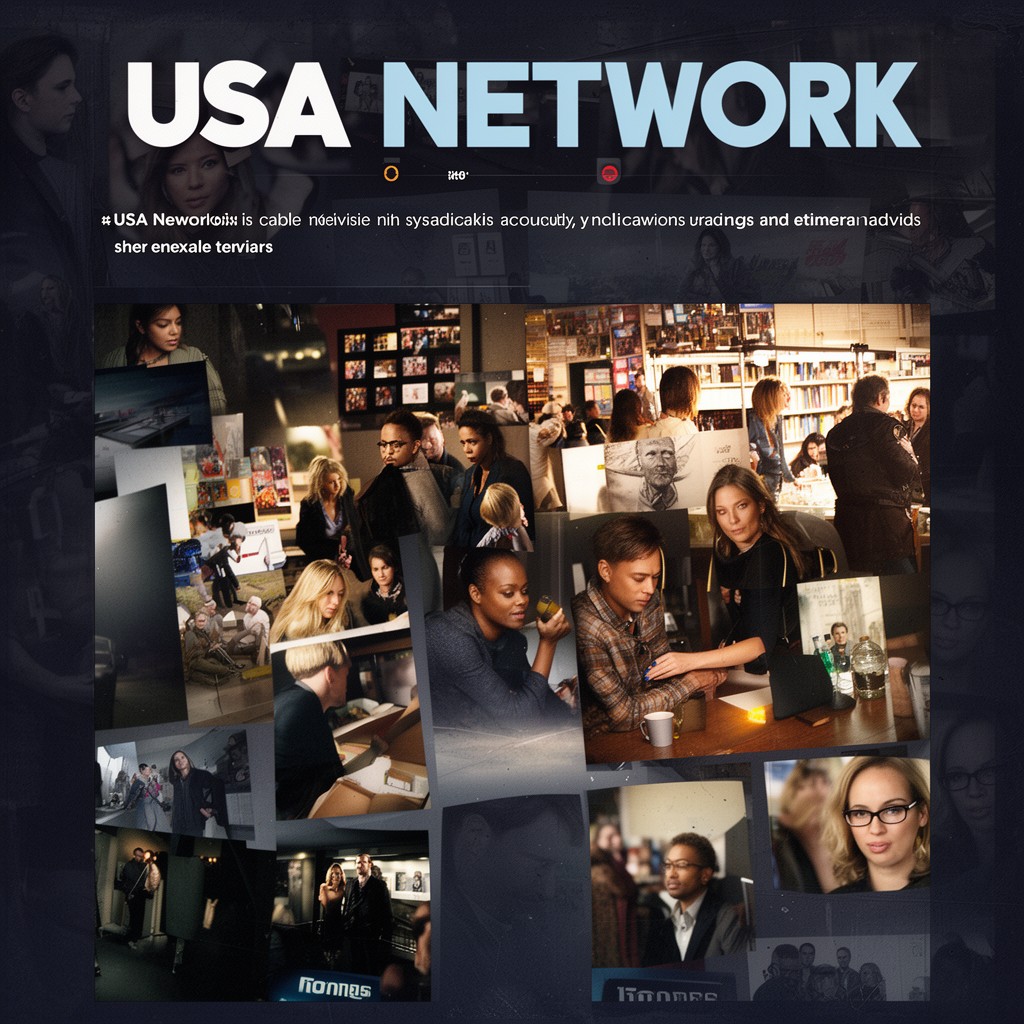 AI-generated illustration of USA Network