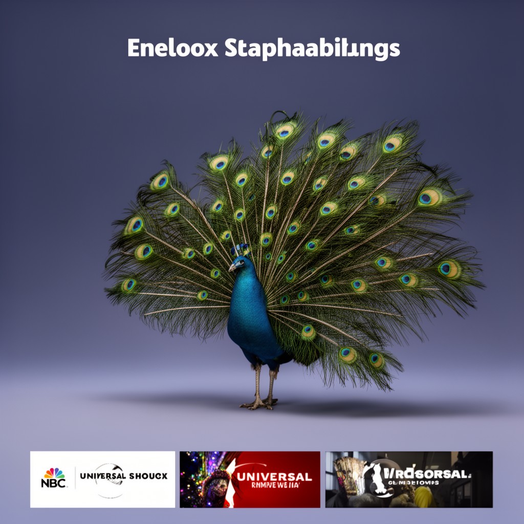 AI-generated illustration of Peacock