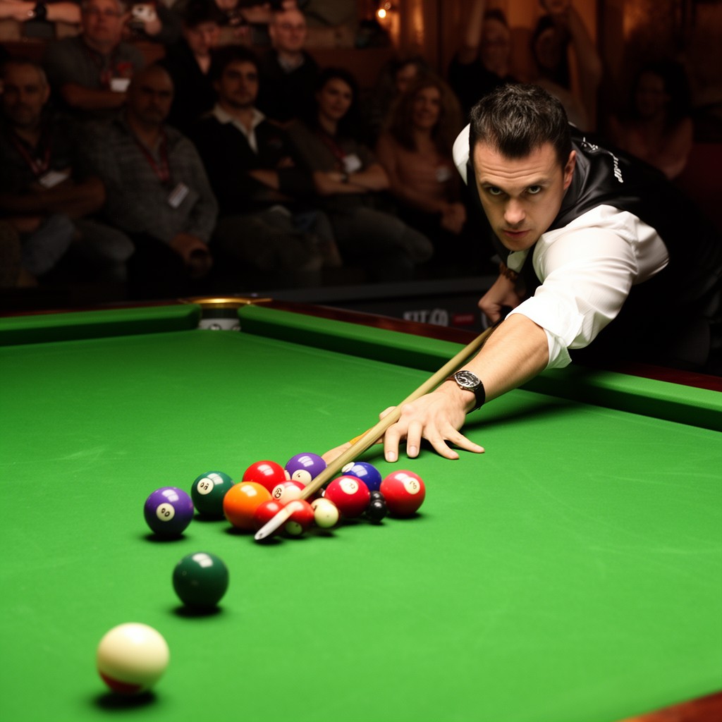 AI-generated illustration of World Snooker Tour