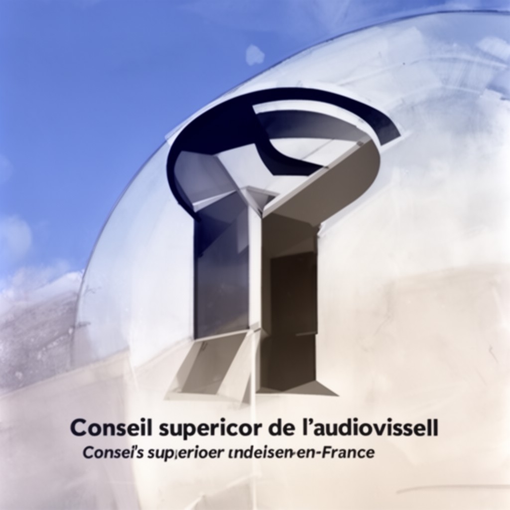 AI-generated illustration of Conseil supérieur de l’audiovisuel