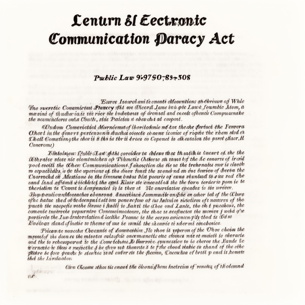 AI-generated illustration of Public Law 99-508