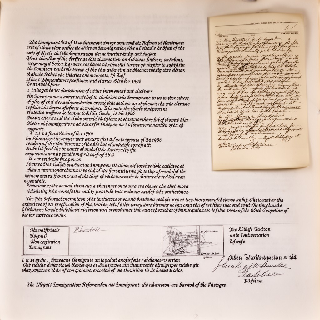 AI-generated illustration of Illegal Immigration Reform and Immigrant Responsibility Act of 1996