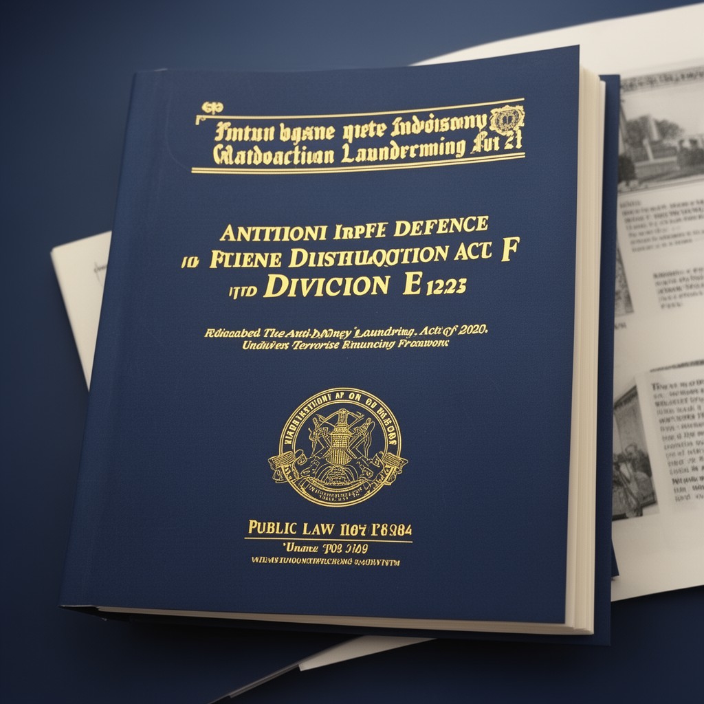 AI-generated illustration of Public Law 116-283, Division F