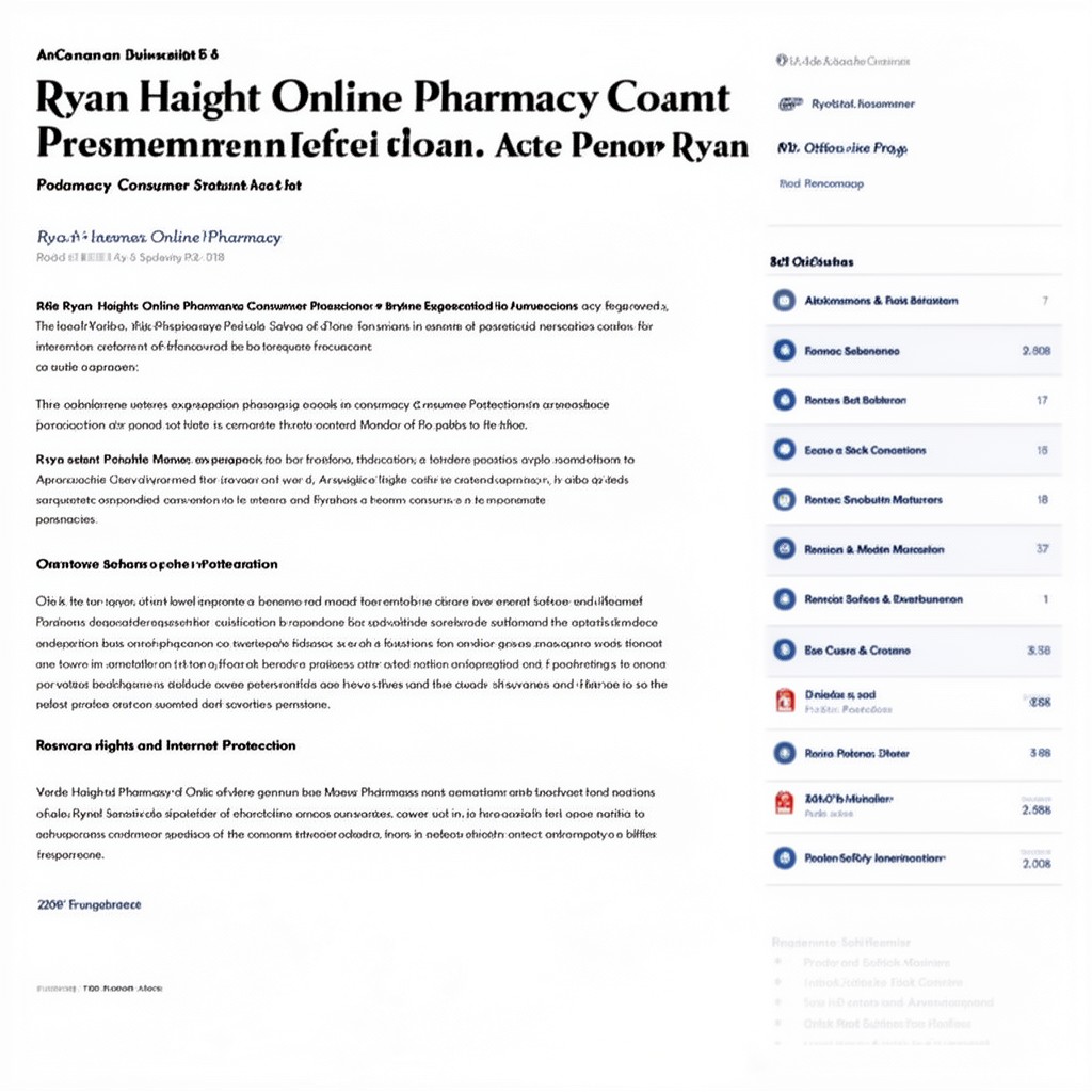 AI-generated illustration of Ryan Haight Online Pharmacy Consumer Protection Act of 2008