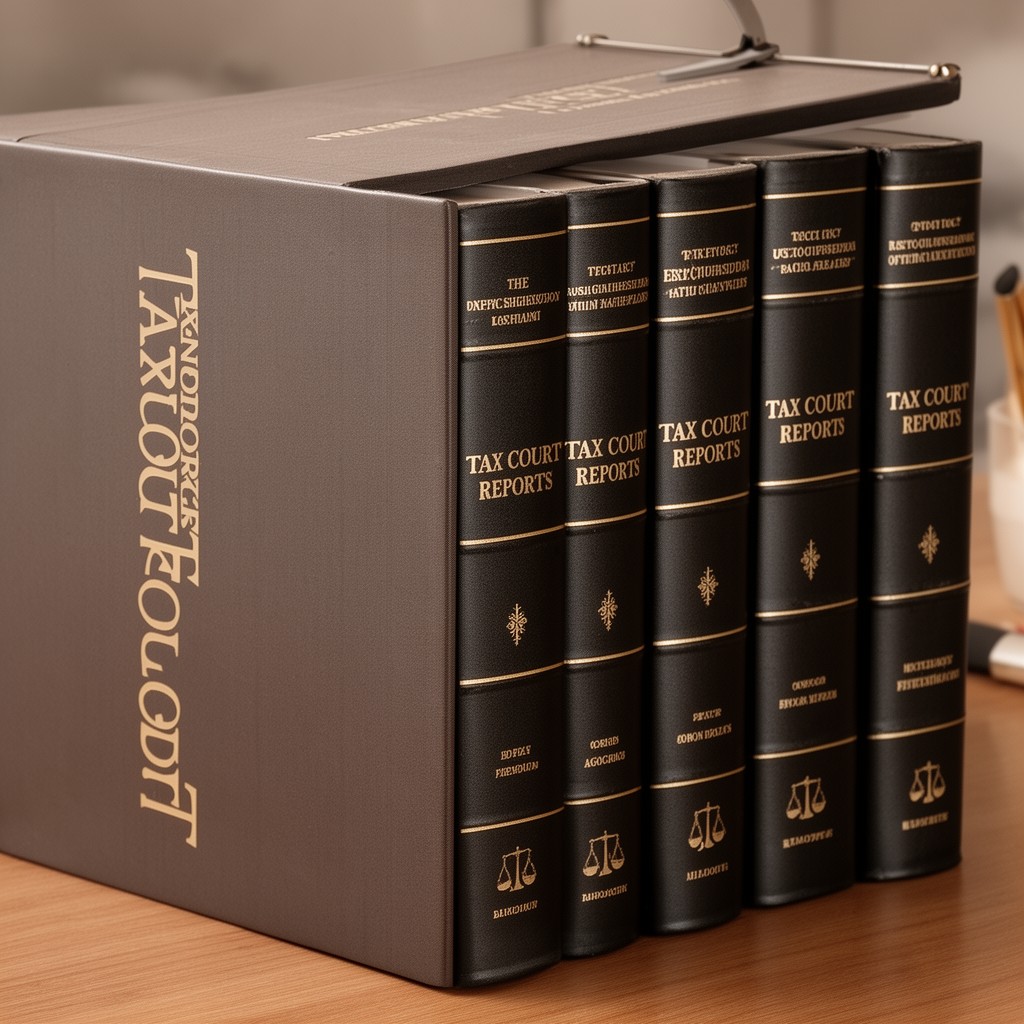 AI-generated illustration of Tax Court Reports