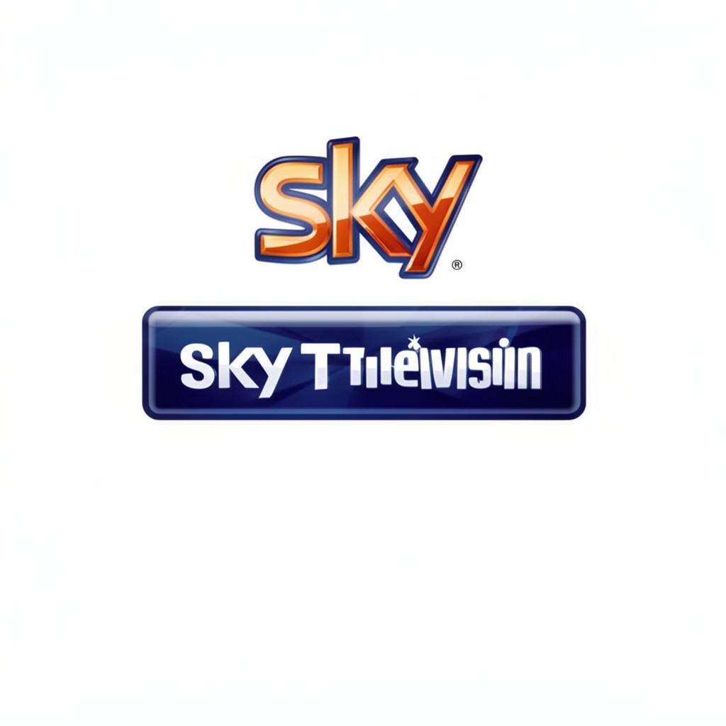 AI-generated illustration of Sky Television (UK predecessor)