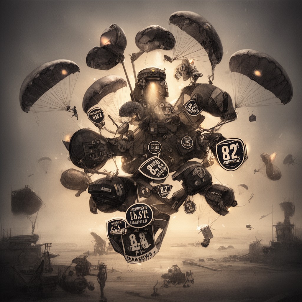 AI-generated illustration of U.S. 82nd Airborne Division