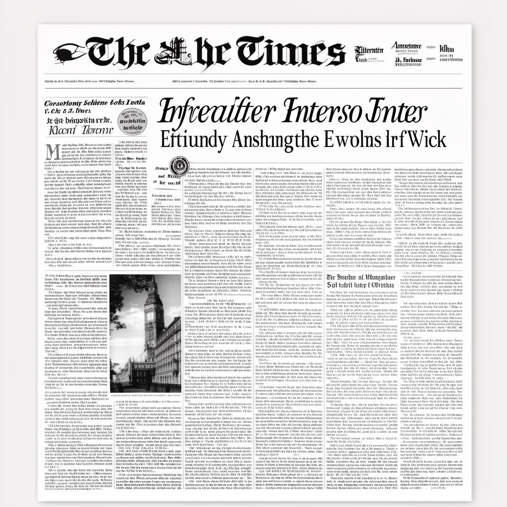 AI-generated illustration of The Times
