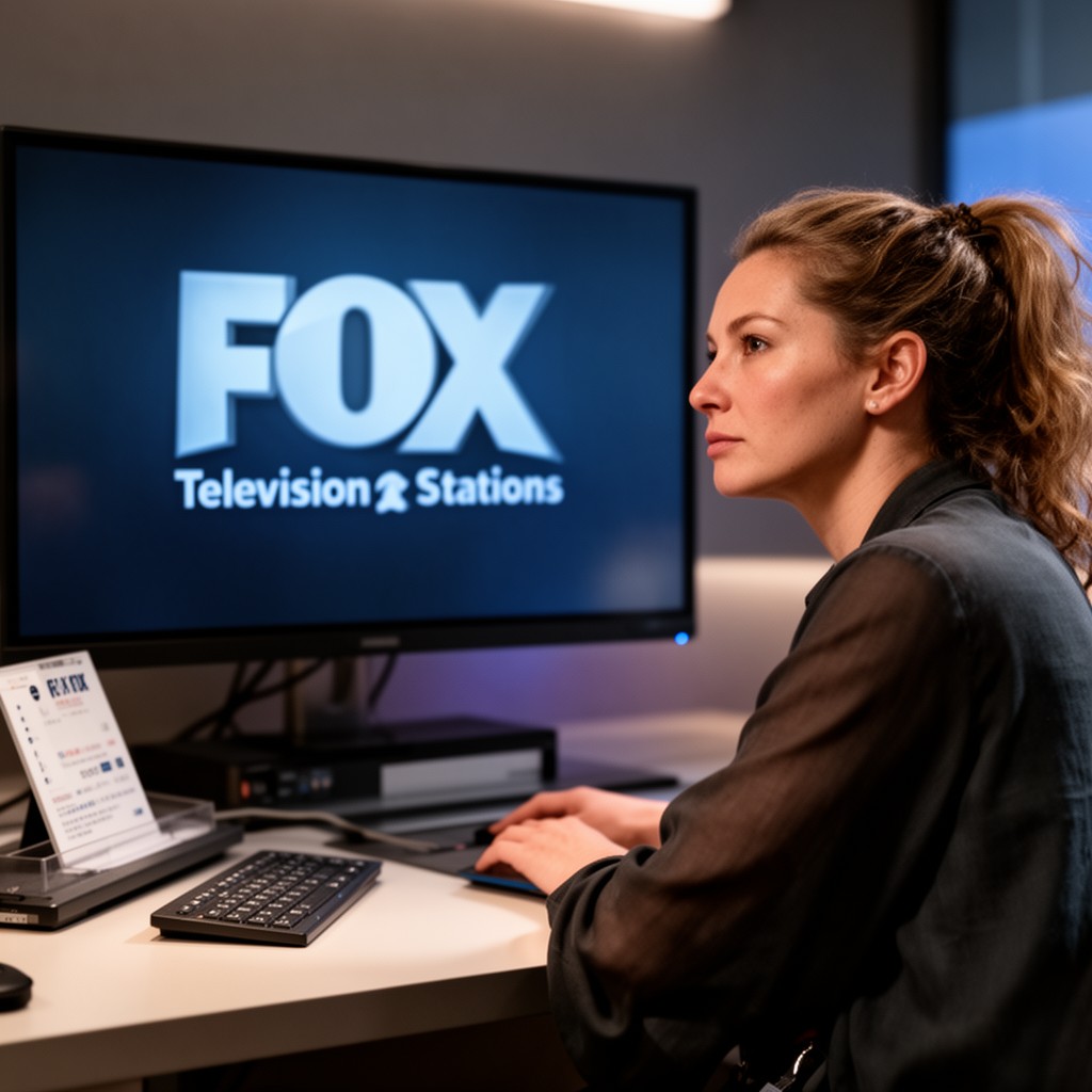 AI-generated illustration of Fox Television Stations
