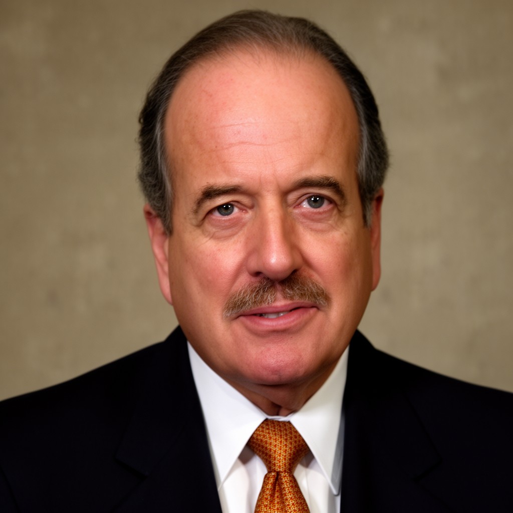 AI-generated illustration of Roger Ailes