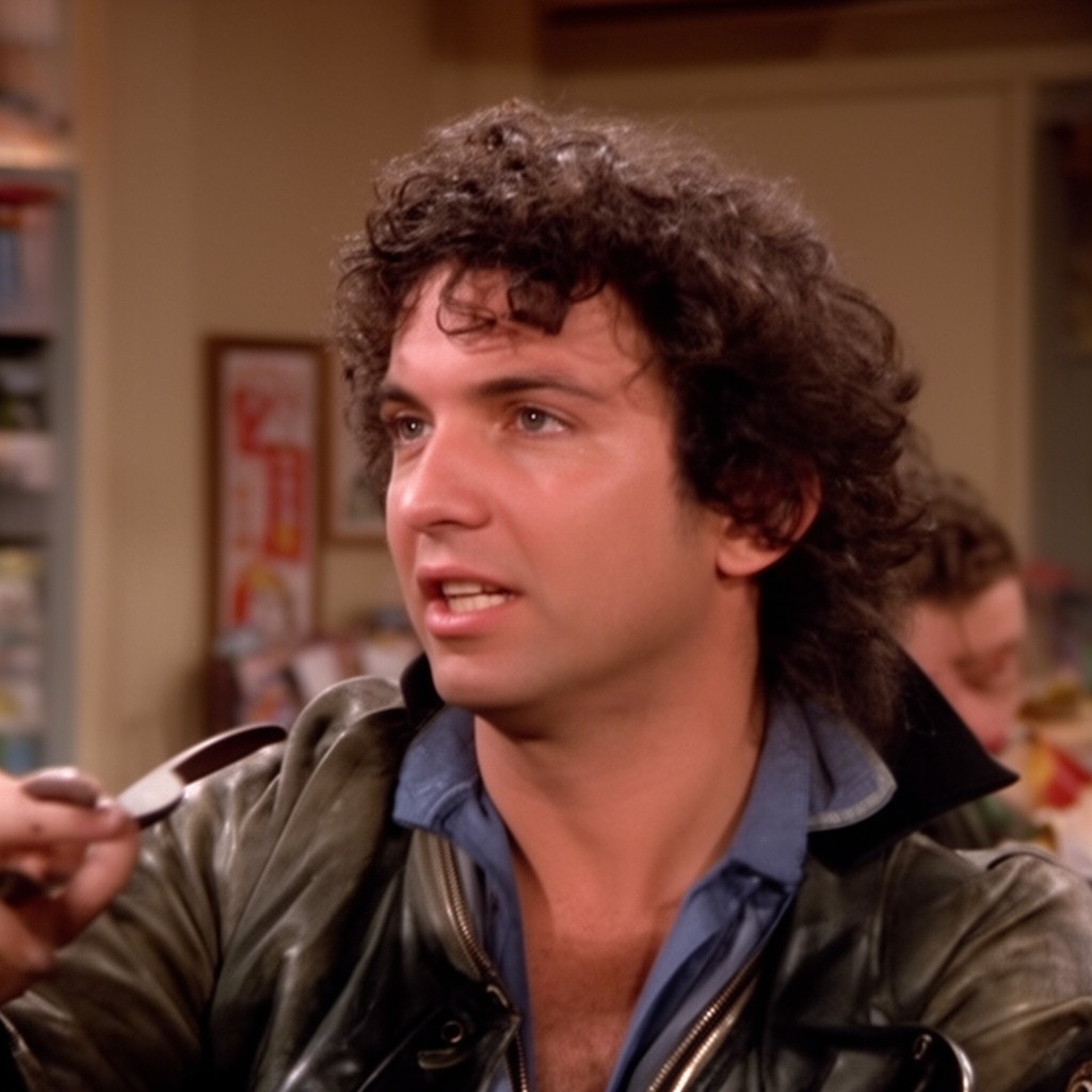 AI-generated illustration of John Belushi