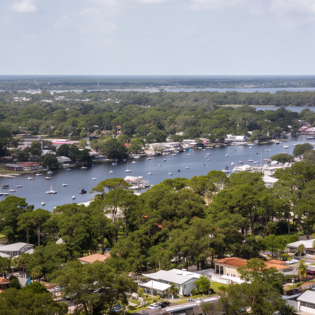AI-generated illustration of Niceville, Florida