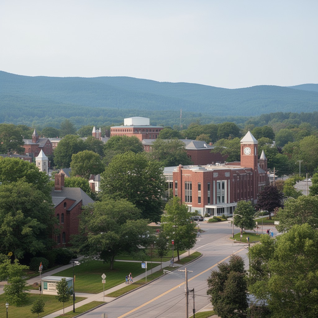 AI-generated illustration of Orono, Maine