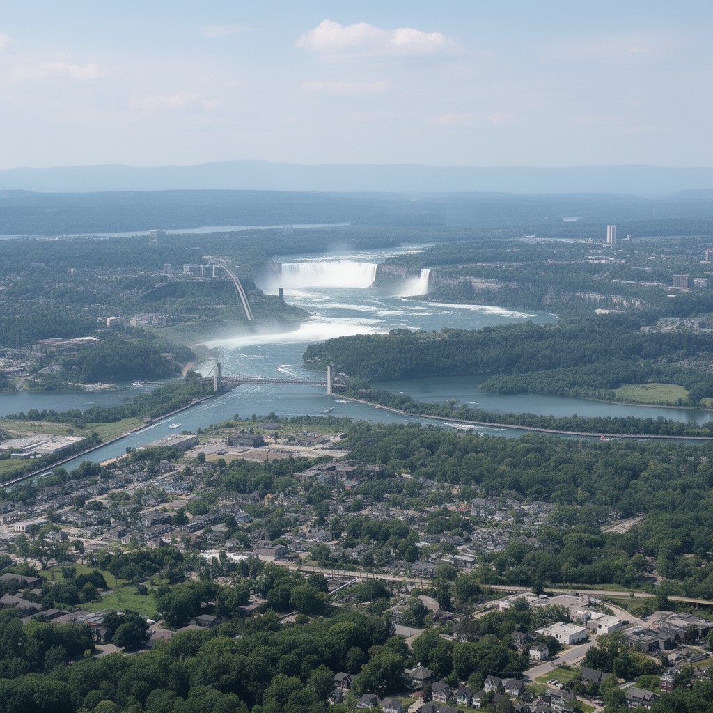 AI-generated illustration of Niagara County, New York