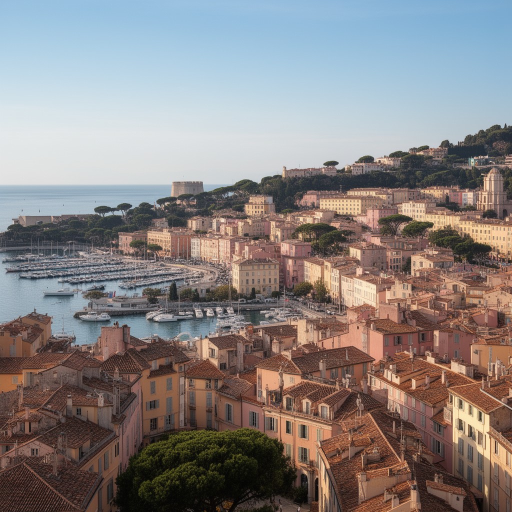 AI-generated illustration of Antibes