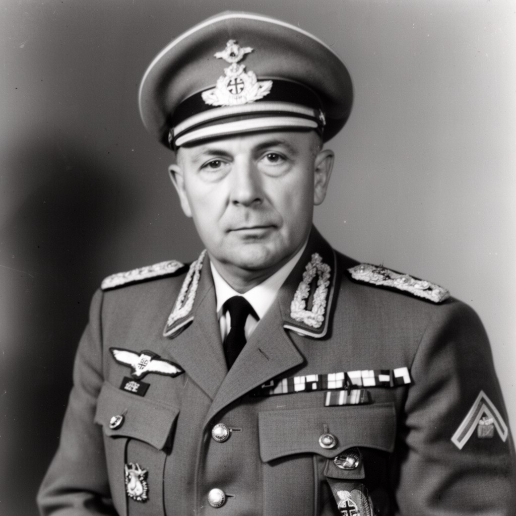 AI-generated illustration of Ferdinand Schörner
