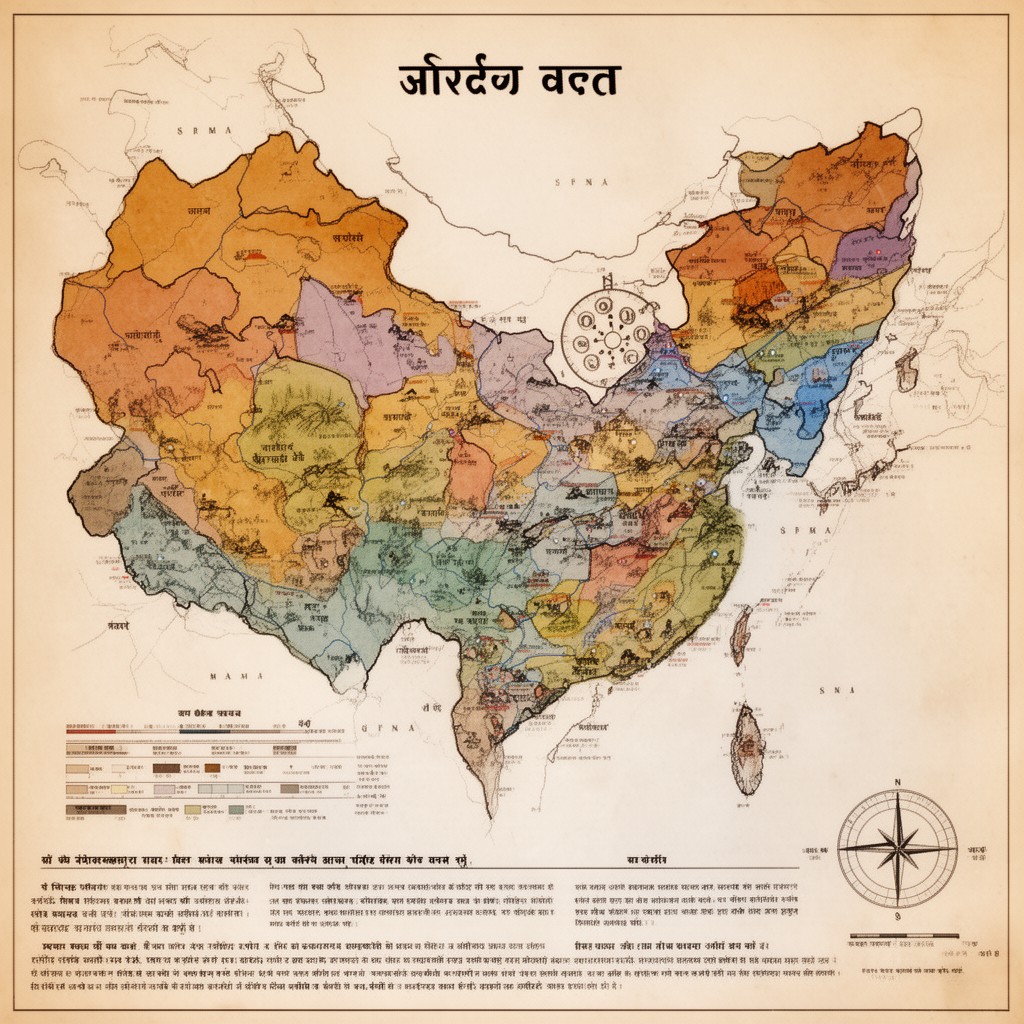 AI-generated illustration of Hindi Belt