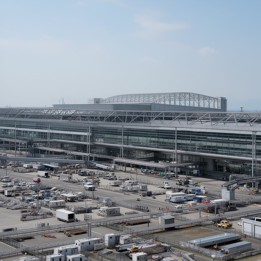 AI-generated illustration of Kansai International Airport