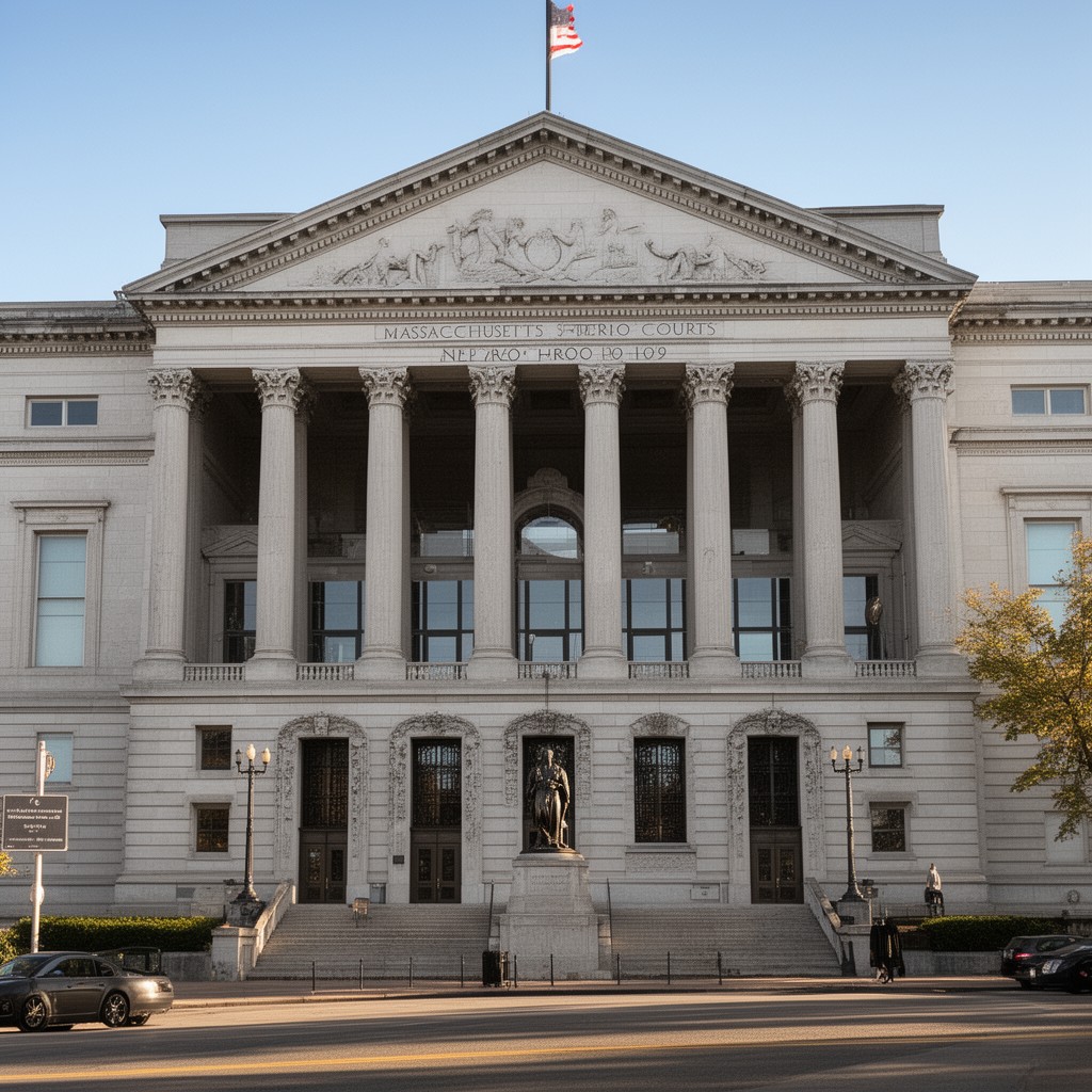 AI-generated illustration of Massachusetts Superior Court