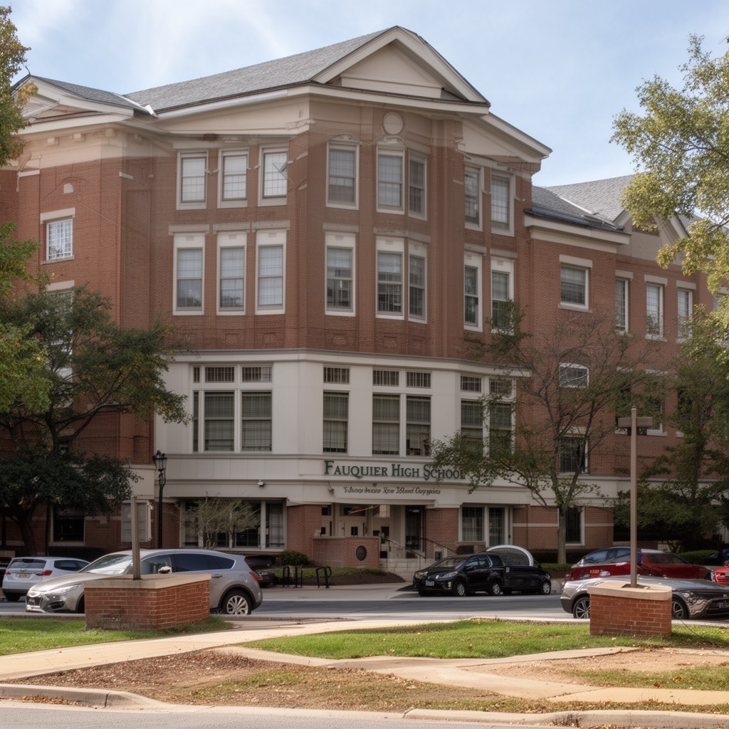 AI-generated illustration of Fauquier High School