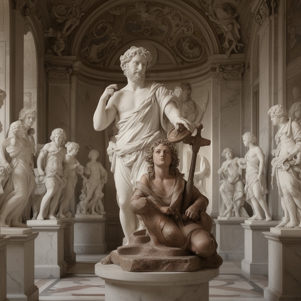 AI-generated illustration of Antonio Canova