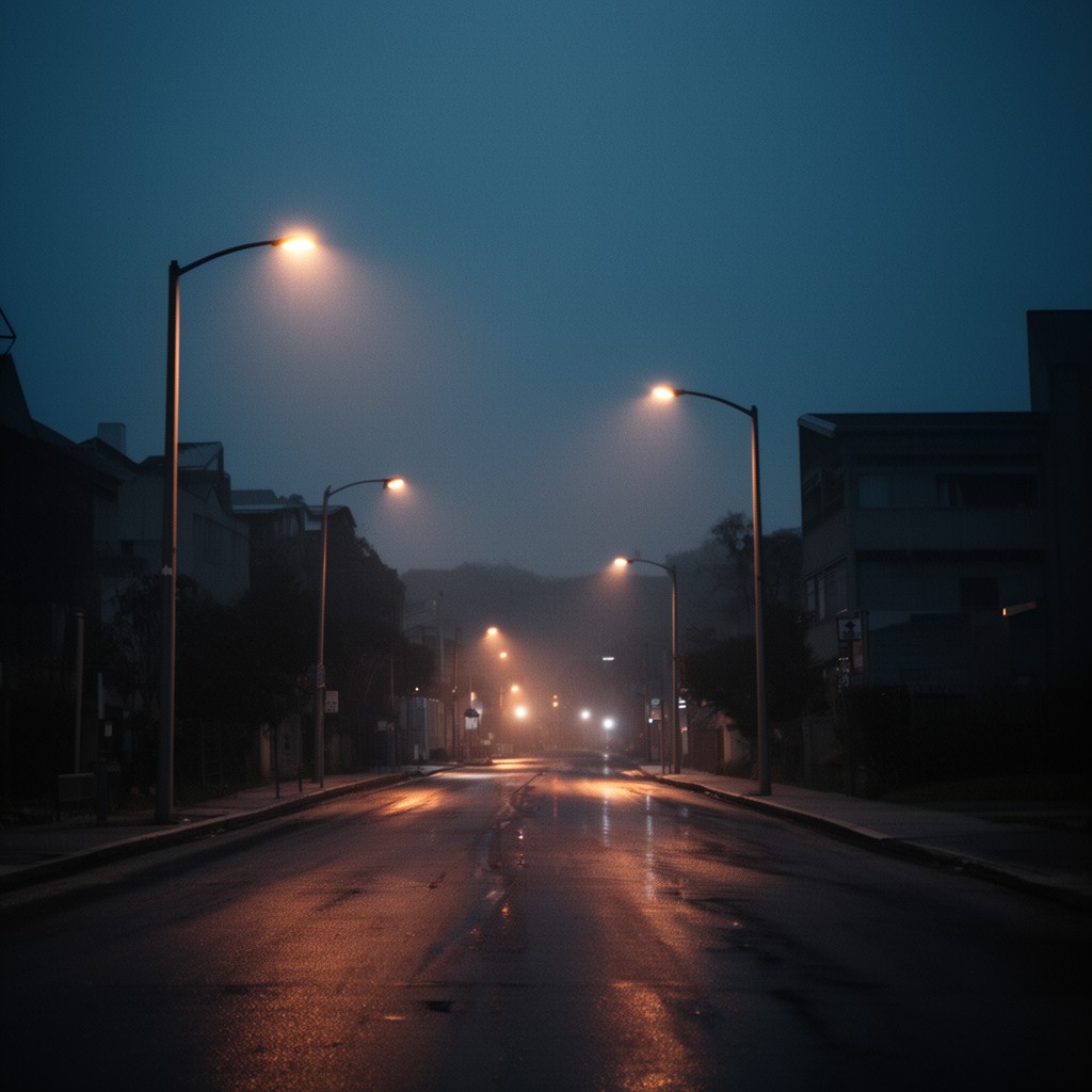 AI-generated illustration of Street Lights