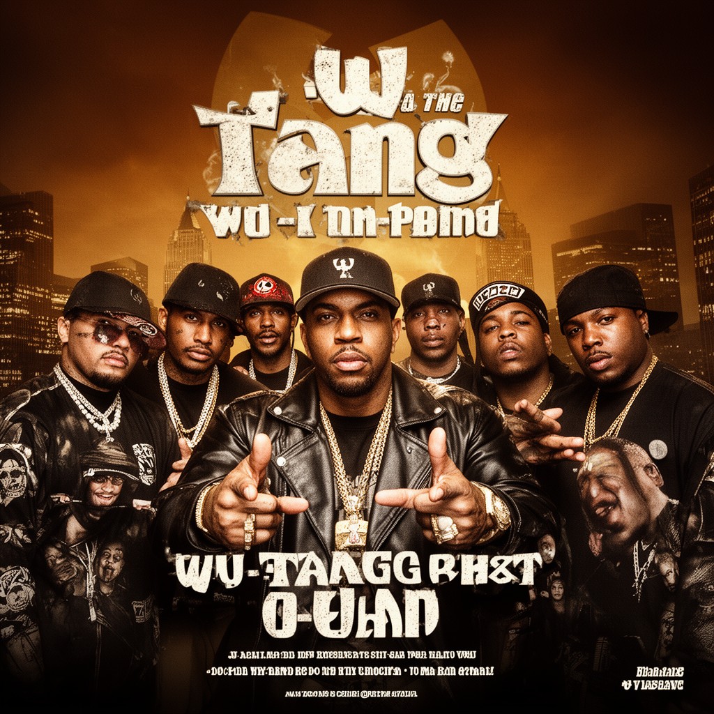 AI-generated illustration of Wu-Tang Clan