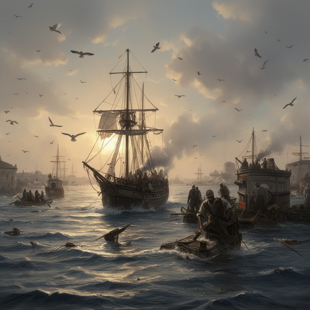 AI-generated illustration of Quasi-War