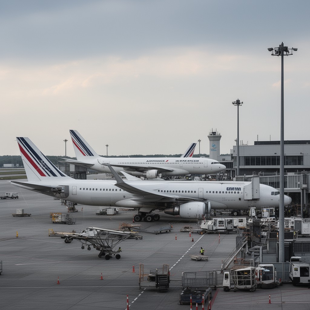 AI-generated illustration of Air France-KLM