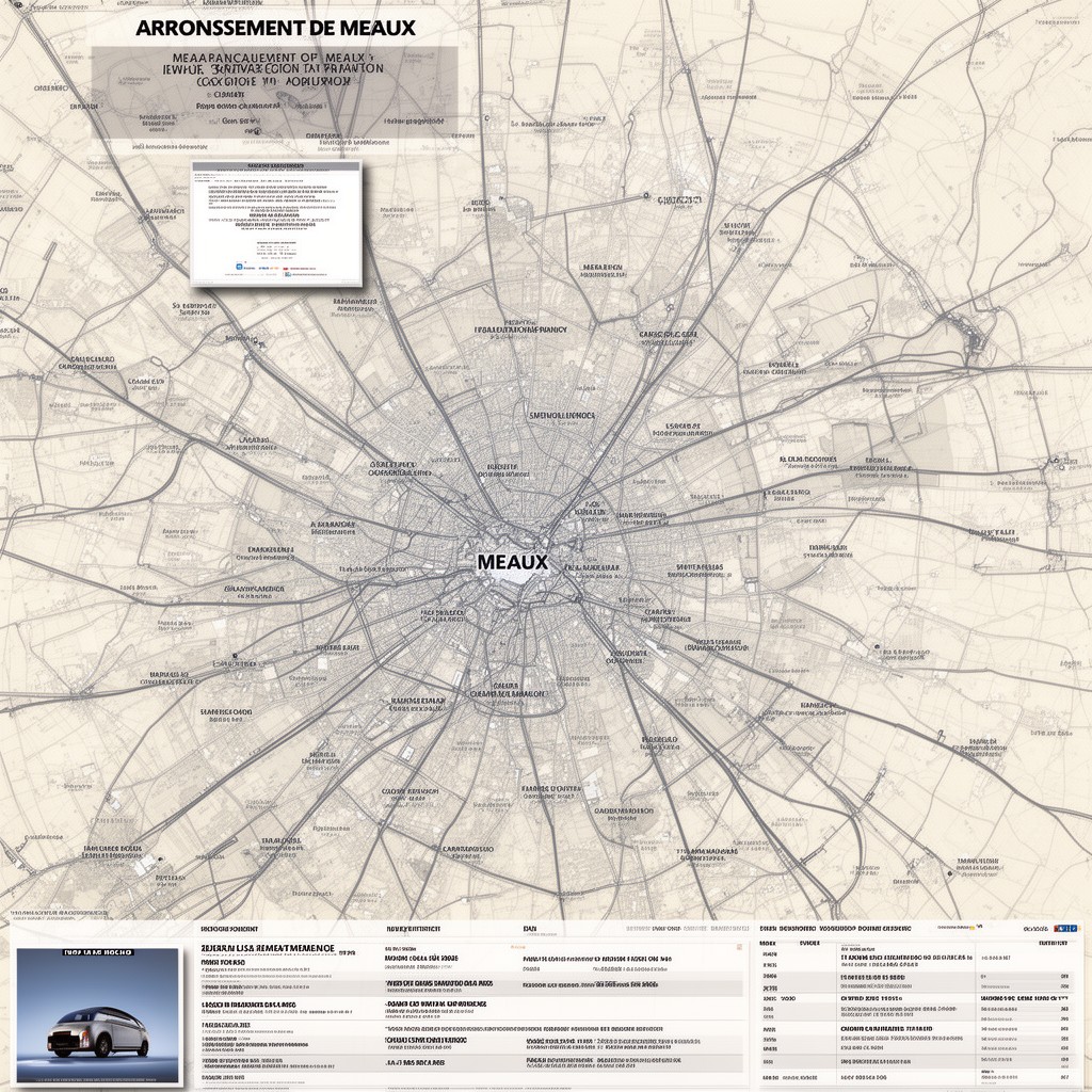 AI-generated illustration of arrondissement of Meaux