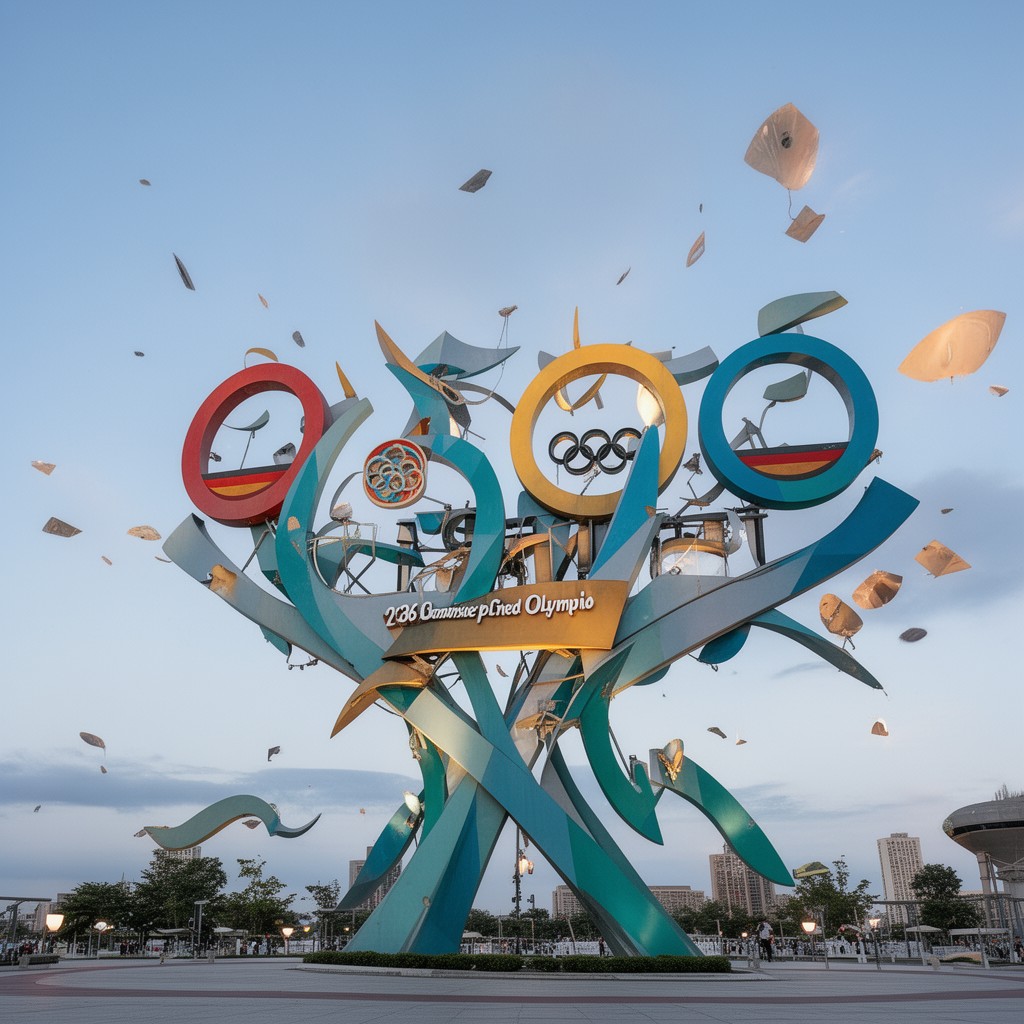 AI-generated illustration of Games of the XXXIV Olympiad
